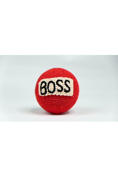 Happy Threads Handmade "BOSS" Crochet Stress Ball Happy Threads Handmade "BOSS" Crochet Stress Ball